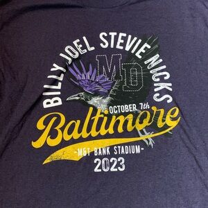 Billy Joel Stevie Nicks Baltimore Concert Shirt
